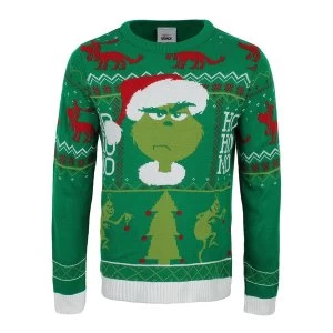 Image of Grinch - Ho Ho No Unisex Christmas Jumper Small