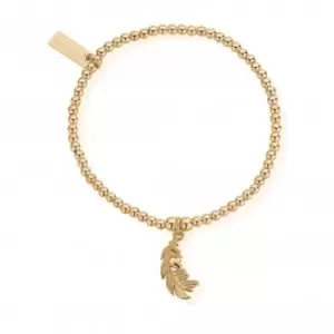 Image of ChloBo Cute Charm feather Heart Bracelet GBCC1078