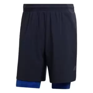 Image of adidas HIIT Spin Training Shorts Mens - Blue