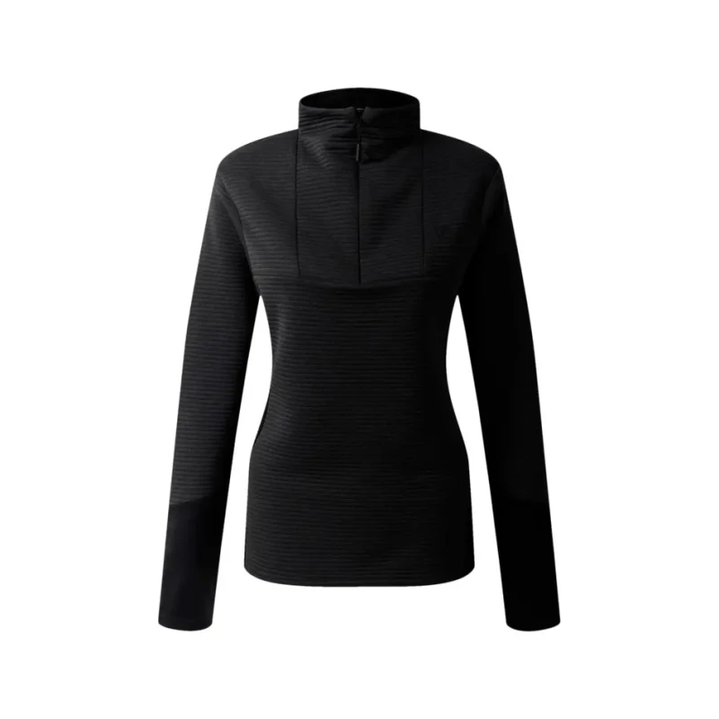Image of Womens 1/4 zip base layer Dare 2B Iced Core Stretch Noir Female 42