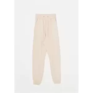 Image of Missguided Ribbed Jogger - Nude