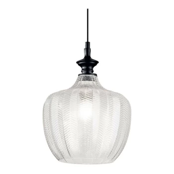 Image of Ideal Lux Lighting - Ideal Lux Decorative Glass Dome Pendants Transparent, E27