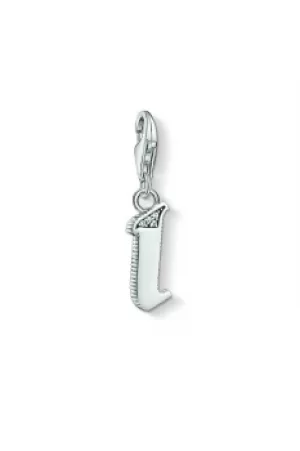 Image of Ladies Thomas Sabo Sterling Silver Charm Club Letter I Charm 1589-643-21