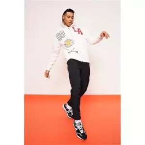 Image of I Saw It First Cream La 98 Graphic Zip Through Hoodie - White