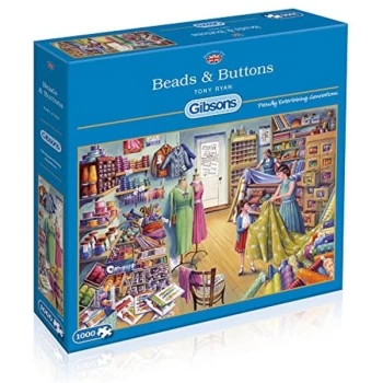 Image of Beads & Buttons Jigsaw Puzzle - 1000 Pieces