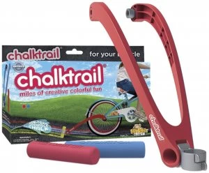 Image of Fat Brain Toys Chalktrail for Bikes Red.