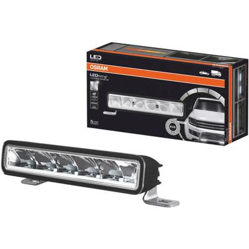 Image of Osram OSRAM High beam LEDDL105-SP LEDriving Lightbar SX180-SP LED (monochrome) front (L x W x H) 28.3 x 182 x 63.5mm Black LEDDL105-SP
