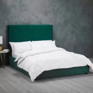 Image of LPD Islington King Bed Green Velvet