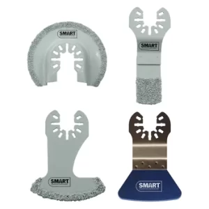 Image of Smart 4 Piece Trade Tiling Oscillating Multi Tool Blade Set