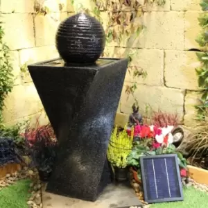 Image of Tranquillity Water Features Ltd - Solar Day and Night Solar Powered - Garden Water Feature. Outdoor Garden Ornament
