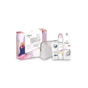 Image of Dove Favourites Selection with Beauty Bag Gift Set