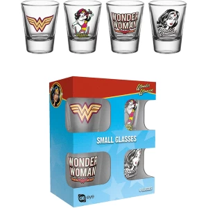 Image of Wonder Woman 60's Pop Shot Glasses