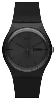 Image of Swatch New Gent Black Rebel SUOB702 Watch