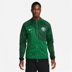 Image of Nike Nigeria Anthem Jacket 2022 2023 Mens - Green