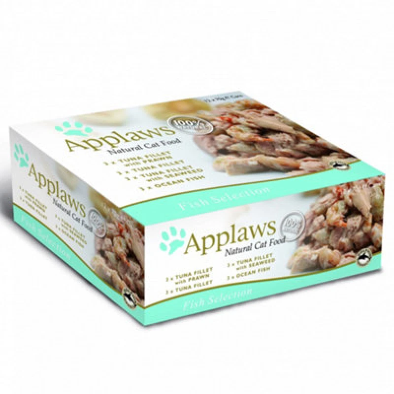 Image of Applaws Cat Tin Multipack Fish Collection, 12 x 70g