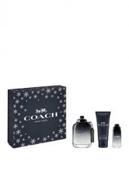 Image of Coach For Men 100ml Eau de Toilette + 15ml Eau de Toilette + 100ml Shower Gel