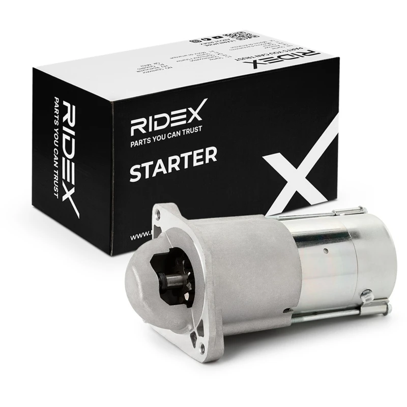 Image of RIDEX 2S0296 Starter motor 2,50kW, 12V, Number of Teeth: 9 Starter (2)