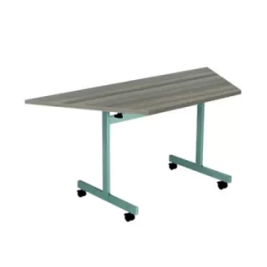 Image of Trap Tilt Table 1600 x 800mm Grey Oak/Silver KF822554