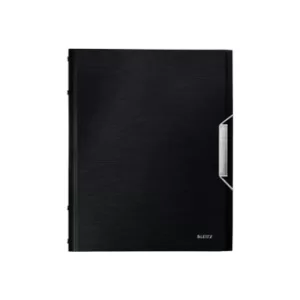 Image of Style Divider Book 6-Part File Polypropylene Cover A4 Satin Black