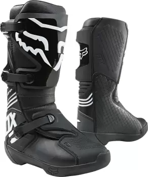 Image of FOX Comp Motocross Boots, black, Size 47 48, black, Size 47 48