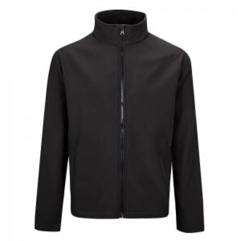 Image of Portwest Mens Print and Promo Softshell Jacket TK20BKR4XL Colour: Black