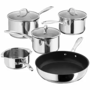 Image of Stellar 7000 5 Piece Draining Saucepan Set S7C1D
