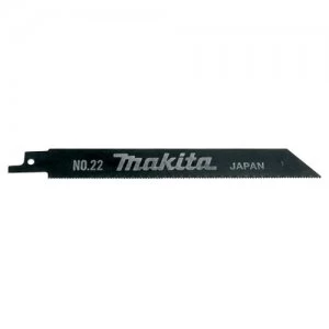Image of Makita Metal Reciprocating Saw Blades 160mm Pack of 5