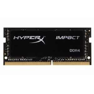 Image of Kingston HyperX Impact 16GB Black Heatsink (1 x 16GB) DDR4 2400MHz SODIMM System Memory