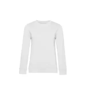 Image of B&C Womens/Ladies Organic Sweatshirt (M) (White)