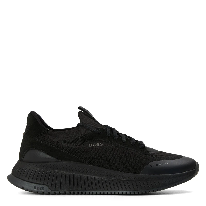 Image of Boss Mens TTNM EVO Trainers with Signature Detailing Black male 10 (44)