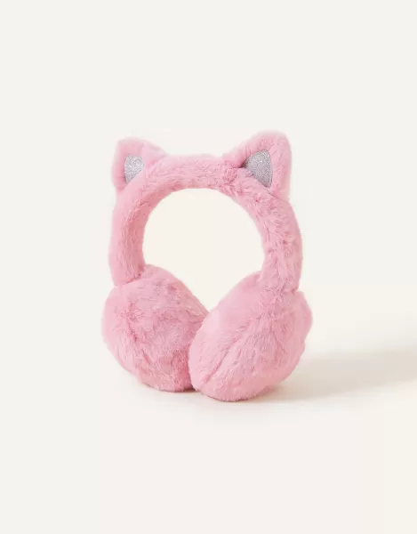 Image of Faux Fur Fluffy Cat Earmuffs