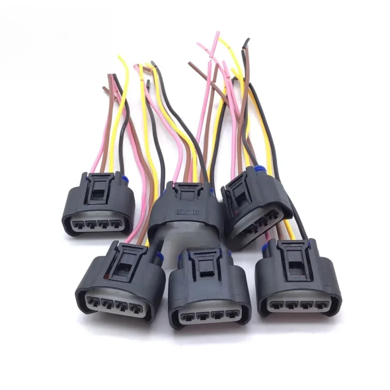 Image of 4/6 Pieces Ignition Coil Connector Plug Harness for Volvo S60 S80 V70 XC60 XC70 XC90 OE# 30684245, 306842450, LR002954, 6G9N12A3