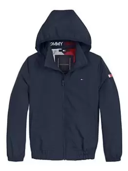 Image of Tommy Hilfiger Boys Essential Jacket - Navy, Size Age: 8 Years