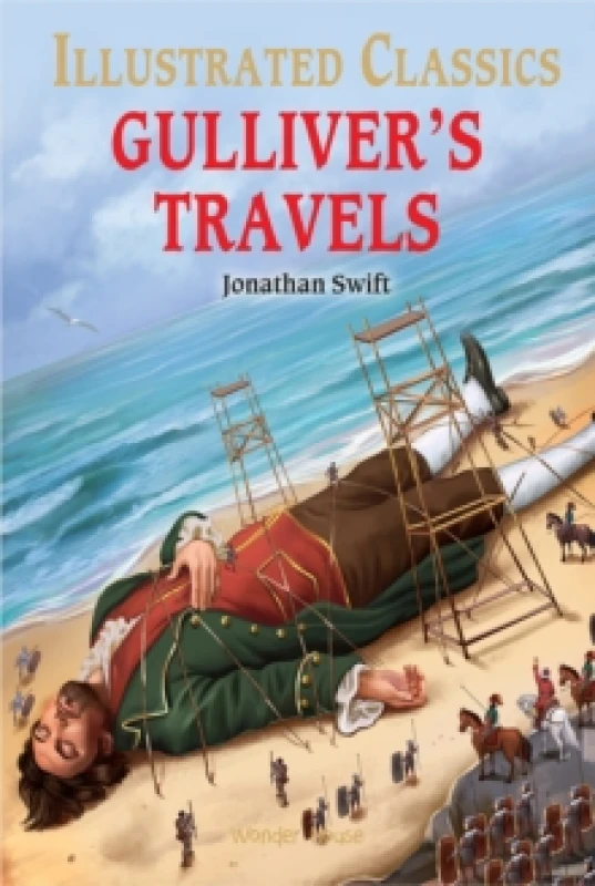 Image of Gulliver Travels : Illustrated Children Classics : English Novel With Review Questions Hardback