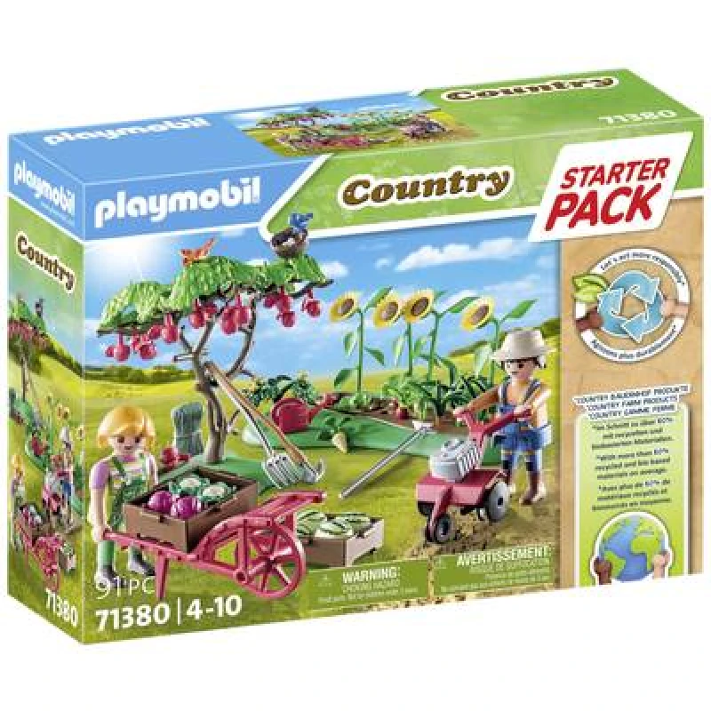 Image of PLAYMOBIL Playmobil Country Starter pack farm vegetable garden 71380 71380