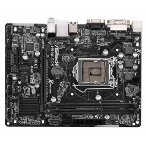 Image of Asrock H81M DGS R2.0 Intel H81 Socket H3 LGA 1150 Micro ATX