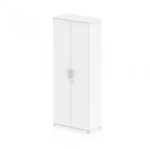 Image of Trexus Office Low Cupboard 800x400x800mm 1 Shelves White Ref S00009