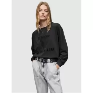 Image of AllSaints AllSaints Novus OTH Hoodie Womens - Black