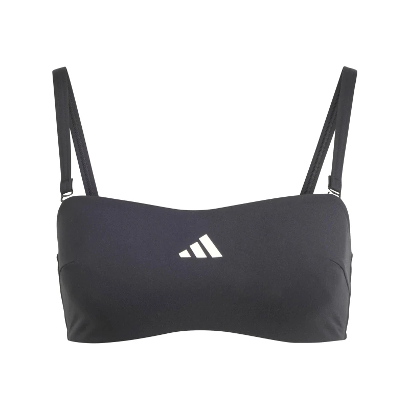 Image of adidas Iconisea Bandea Bikini Top Womens Black female 18 (XXL)