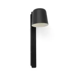 Image of Tila Black Down Wall Lamp