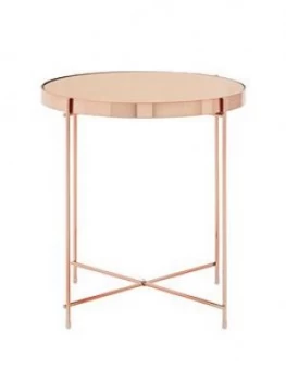Image of Premier Housewares Allure Side Table- Rose Gold
