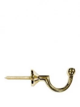 Image of Pair Of Large Tieback Hooks