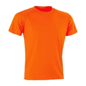 Image of Spiro Mens Aircool T-Shirt (M) (Flo Orange)