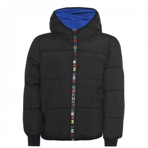 Image of Marc Jacobs Junior Boys Reversible Jacket - Noir Bleu M58