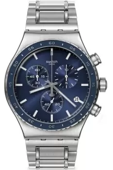 Image of Swatch Cobalt Lagoon New Irony Chrono Watch YVS496G
