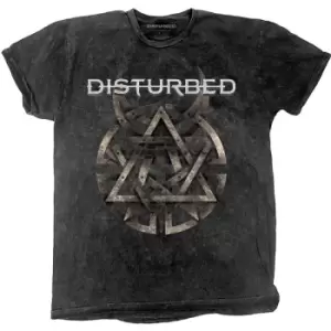 Image of Disturbed - Riveted Unisex Medium T-Shirt - Grey