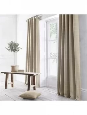 Image of Appletree Windsor Check Eyelet Curtains