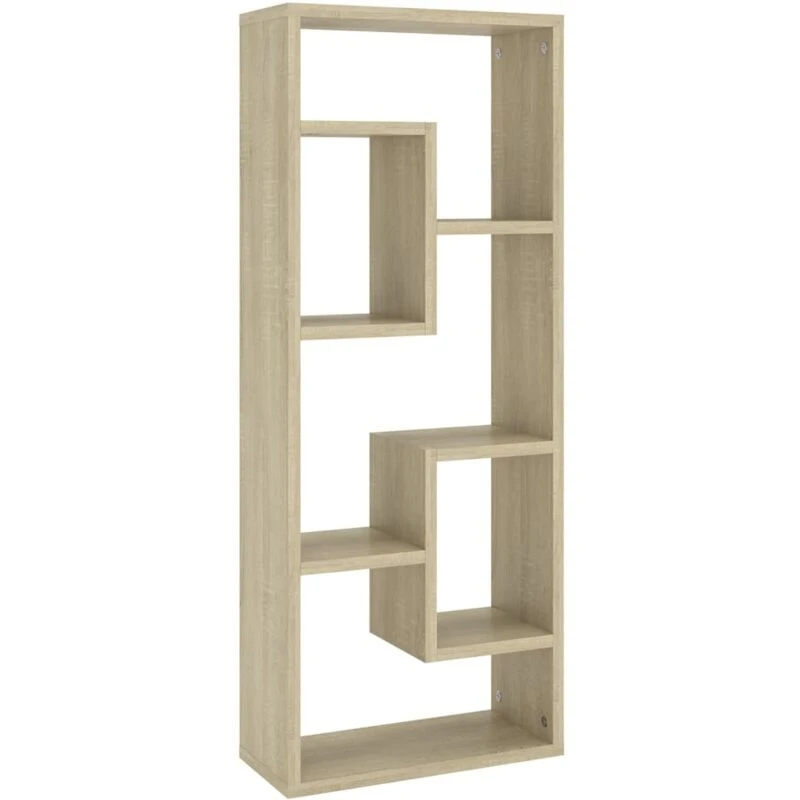 Image of VIDAXL Vidaxl - Wall Shelf Sonoma Oak 36x16x90cm Engineered Wood 8720286586365