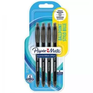 Image of paper Mate ComfortMate Retractable Pen box of 12 Blister packs 32798J