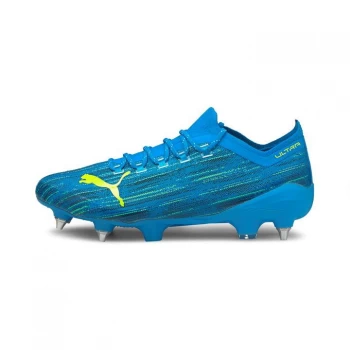 Image of Puma Ultra 1.2 SG Football Boots - Blue/FluYellow